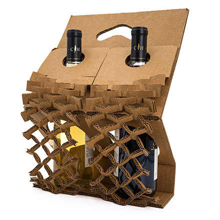 Corrugated Bottle Shipper Inserts