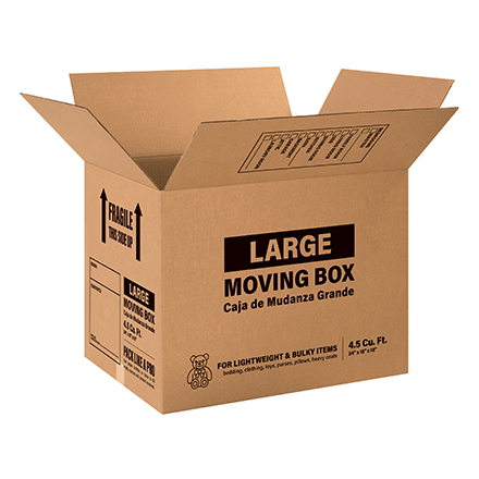 Printed Moving Box,24x18x18 in